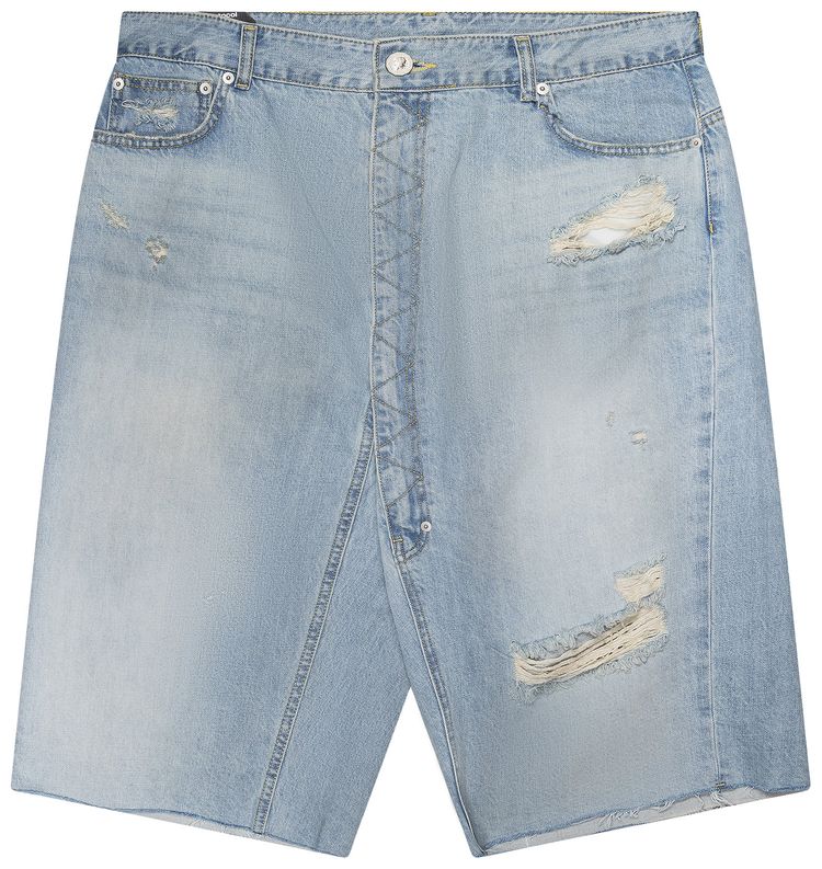 Protocol Index Long Zipper Shorts Blue