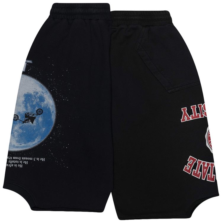 Protocol Index Reconstructed Sweat Shorts Black