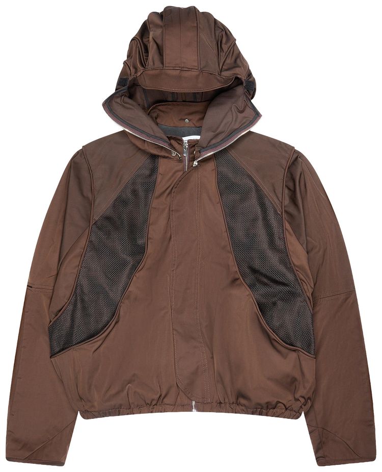 FFFPostalService Parachute Hooded Jacket Gen 2 Brown