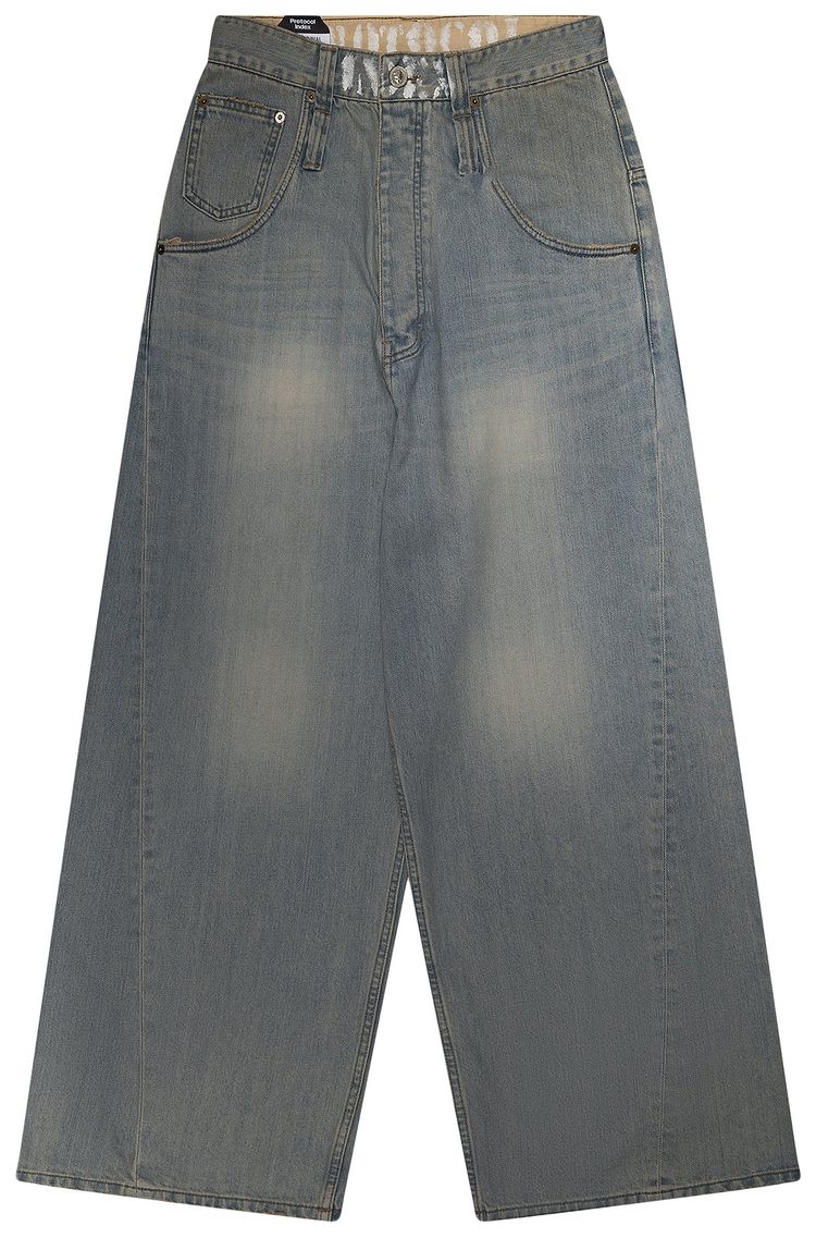 Protocol Index Retro Denim Pants DenimBlue