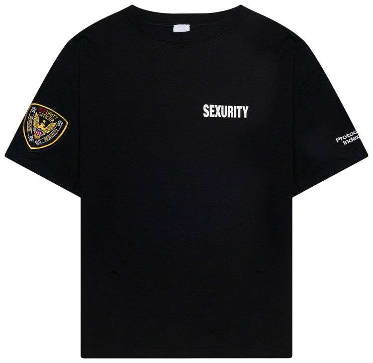 Protocol Index Sexurity Washed T Shirt Black