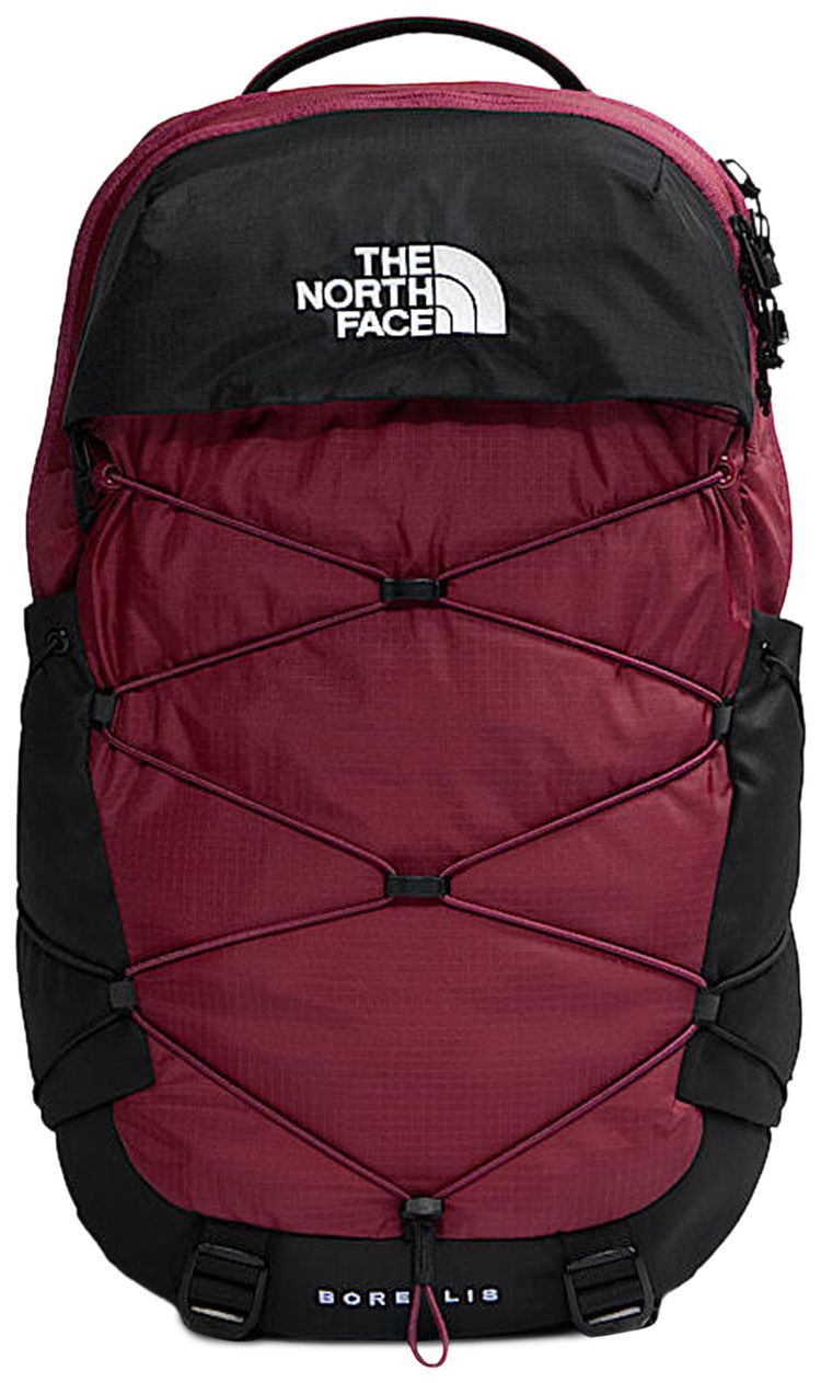 The North Face 28L Borealis Backpack Burgundy CrushTNF Black