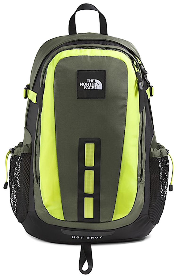 The North Face 30L Hot Shot Se Backpack New Taupe GreenTNF BlackFizz Lime