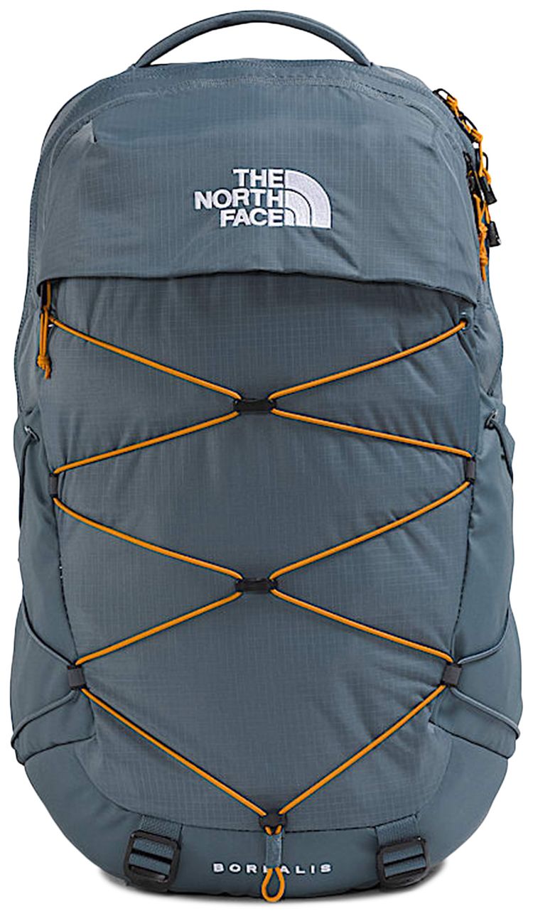 The North Face 28L Borealis Backpack Granite Grey Dust Orange