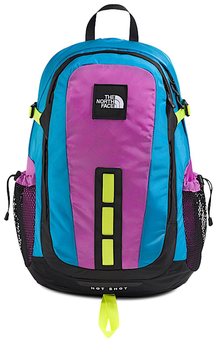 The North Face 30L Hot Shot Se Backpack Meridian BlueViolet CrocusFizz Lime