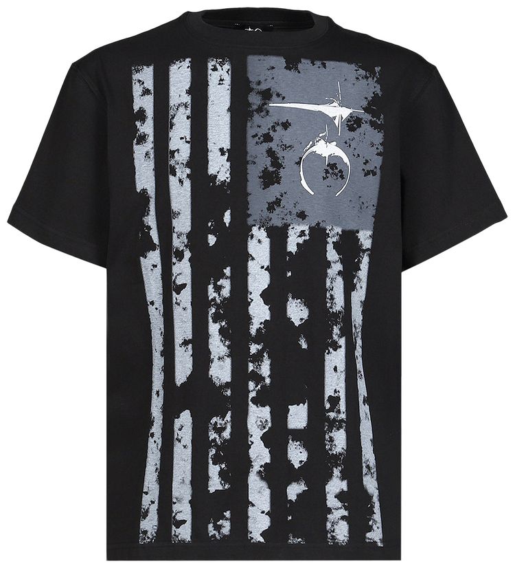 Thug Club Vintage Old Glory T Shirt Black