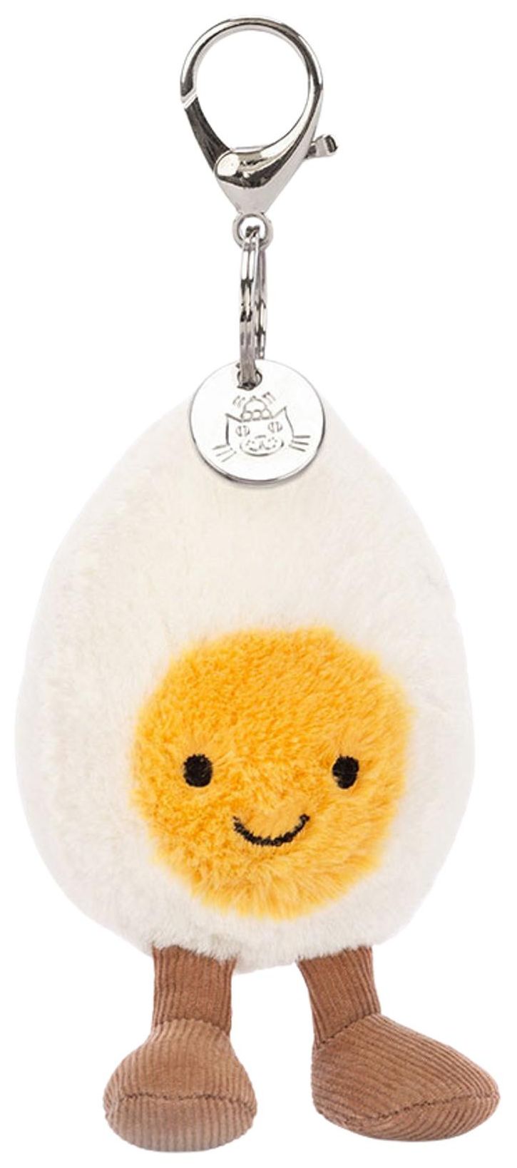 Jellycat Amuseables Happy Boiled Egg Bag Charm White