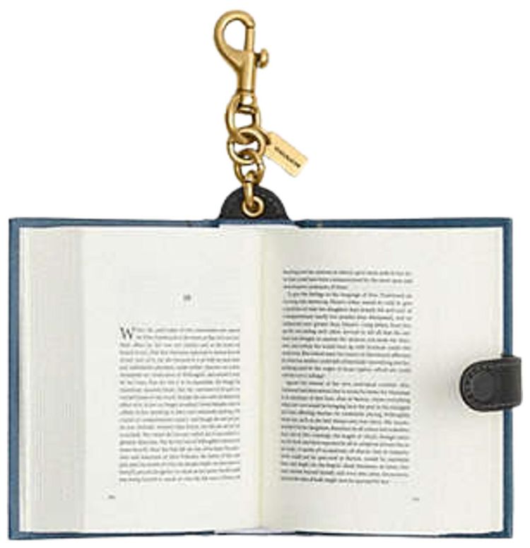 Coach Sense And Sensibility By Jane Austen Book Bag Charm BrassMulticolor