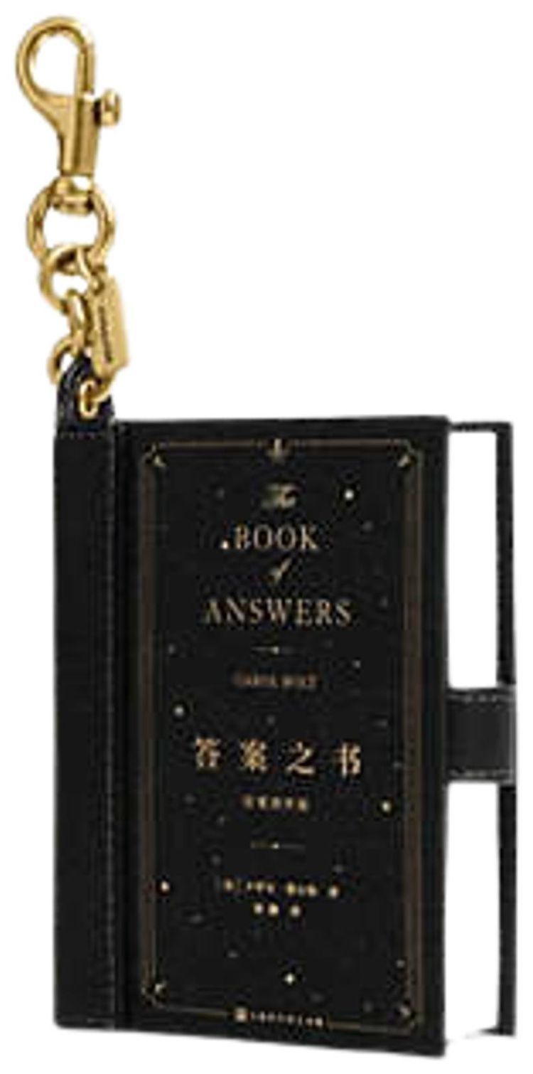 Coach The Book Of Answers By Carol Bolt Book Bag Charm BrassMulticolor