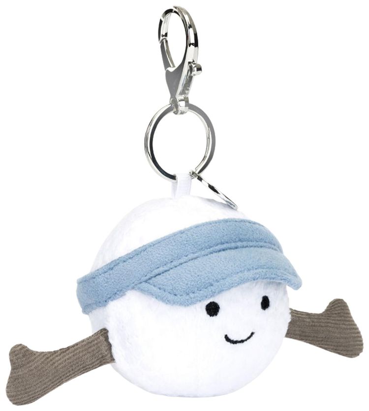 Jellycat Amuseables Sports Golf Bag Charm White