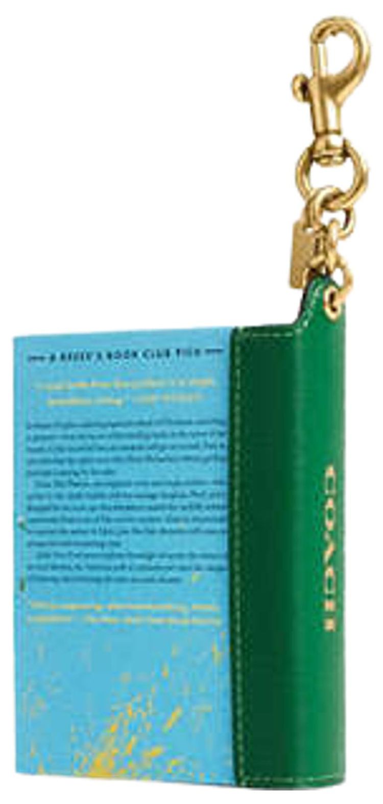 Coach Little Fires Everywhere By Celeste Ng Book Bag Charm BrassMulticolor