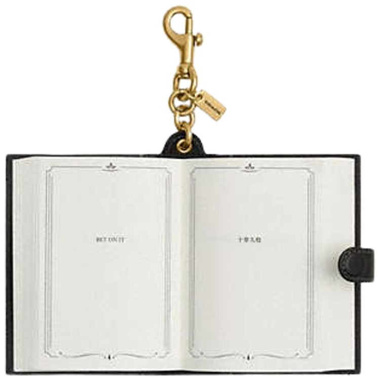Coach The Book Of Answers By Carol Bolt Book Bag Charm BrassMulticolor