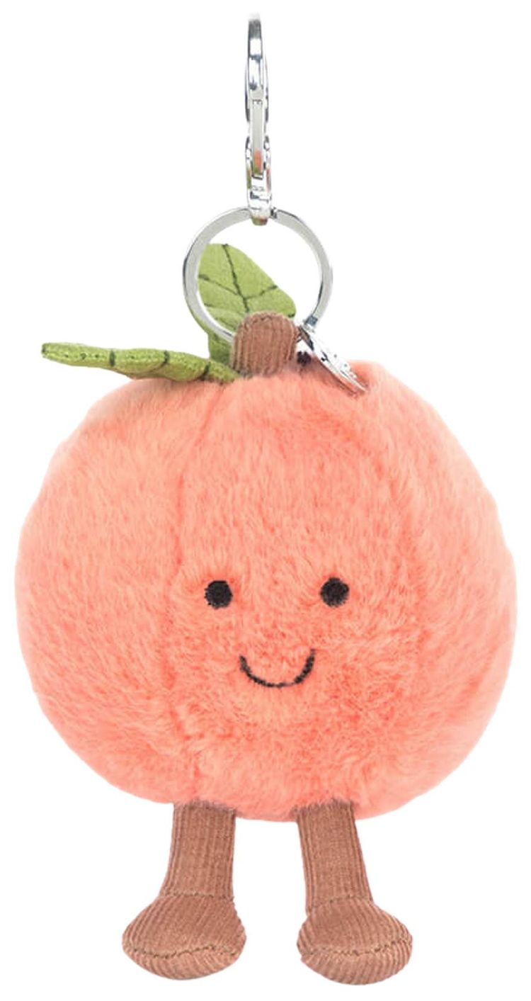 Jellycat Amuseables Peach Bag Charm Pink