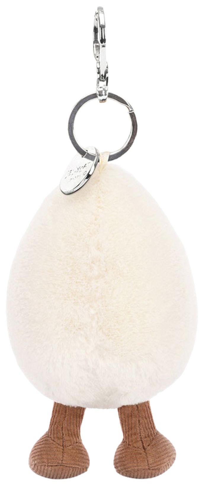 Jellycat Amuseables Happy Boiled Egg Bag Charm White