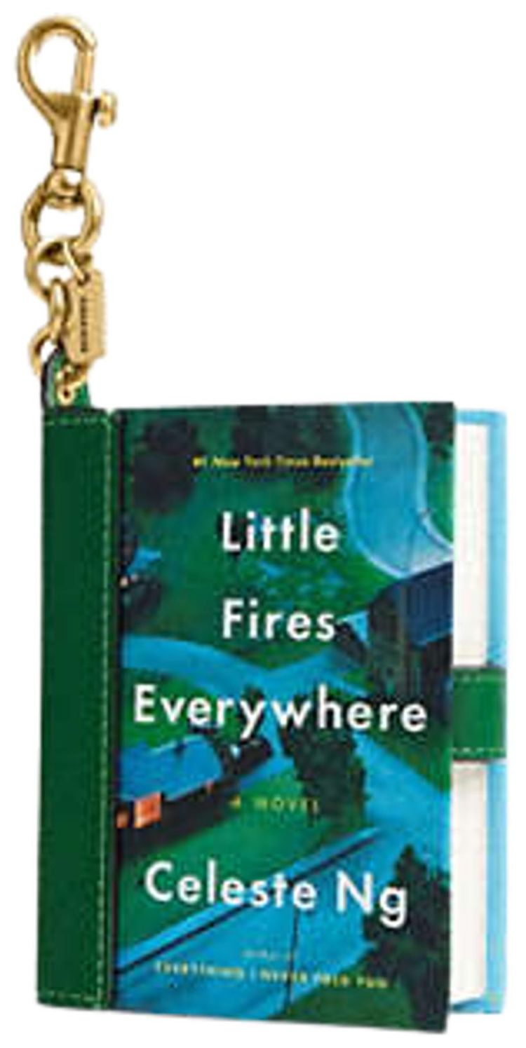 Coach Little Fires Everywhere By Celeste Ng Book Bag Charm BrassMulticolor