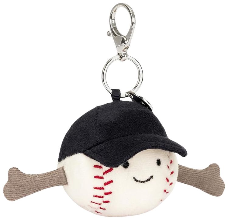 Jellycat Amuseables Sports Bag Charm White