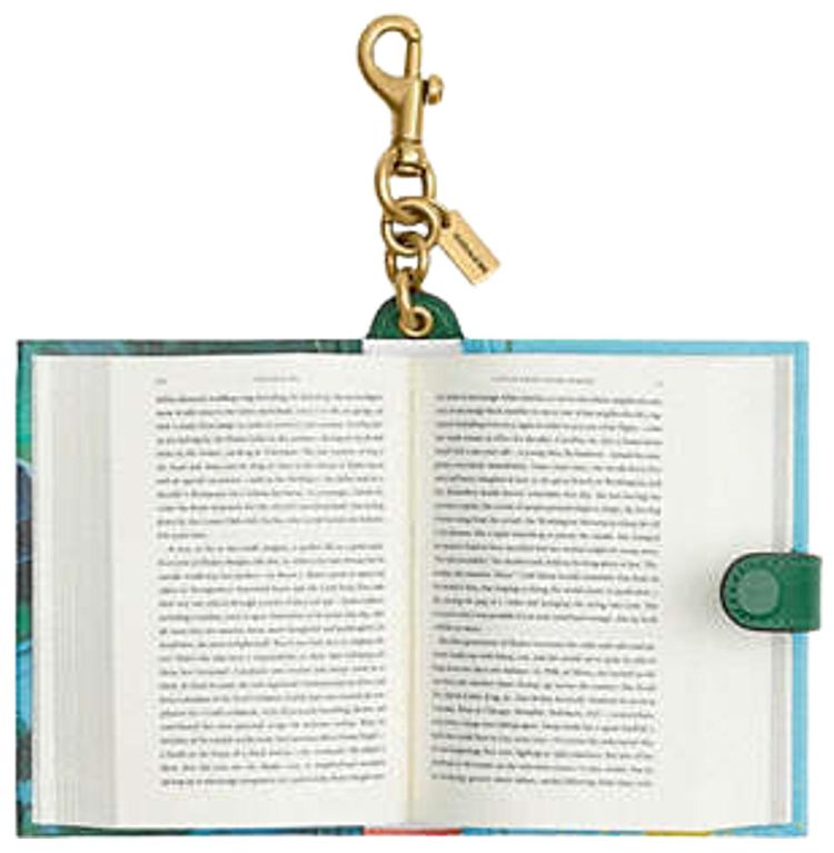 Coach Little Fires Everywhere By Celeste Ng Book Bag Charm BrassMulticolor