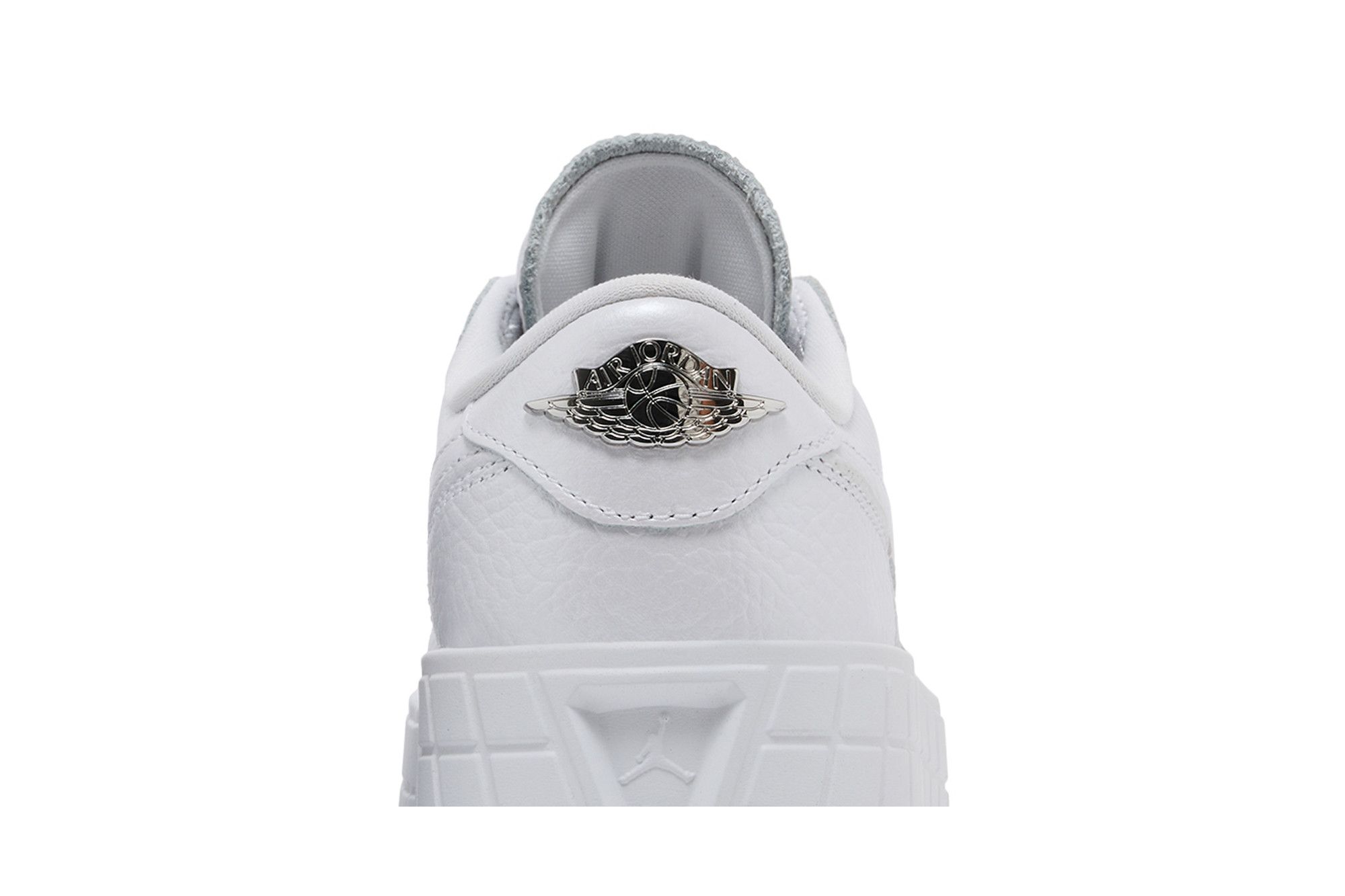 Buy Wmns Air Jordan 1 Low Brooklyn 'White Metallic Silver