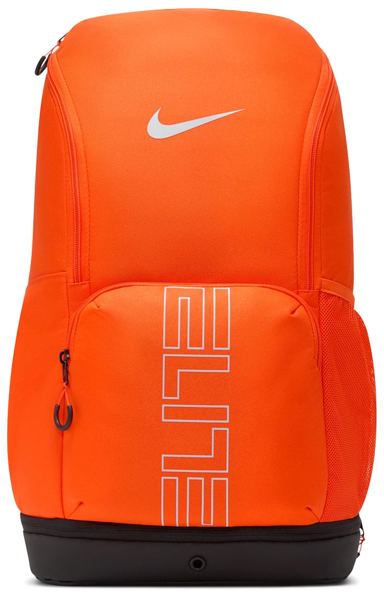 Nike 32L Varsity Elite Backpack Safety OrangeBlackWolf Grey