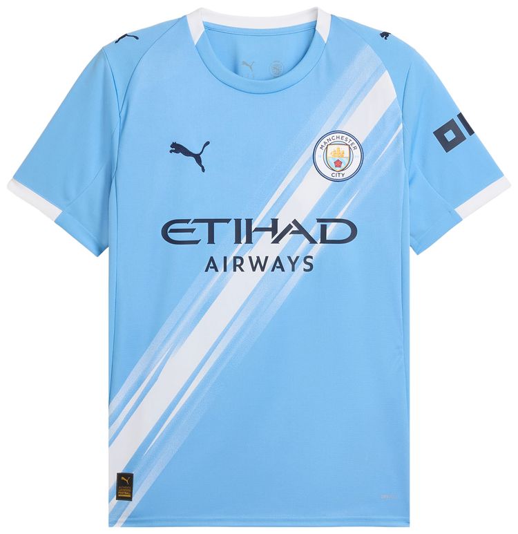 Puma Manchester City 2526 Home Replica Team Light BlueWhite Measure