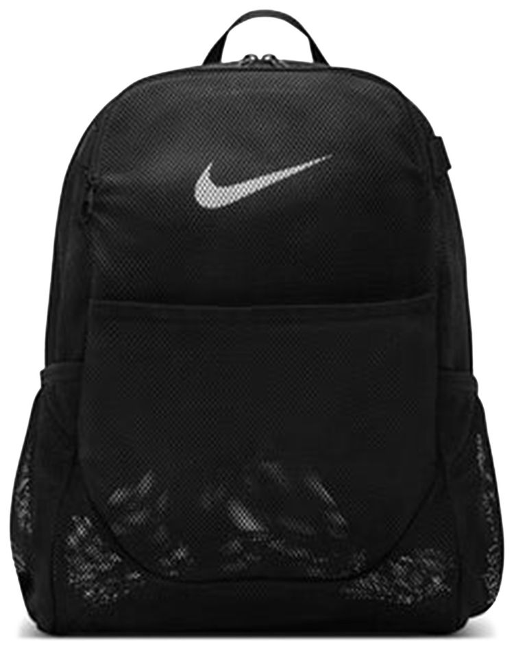 Nike Brasilia 27L Mesh Backpack Black