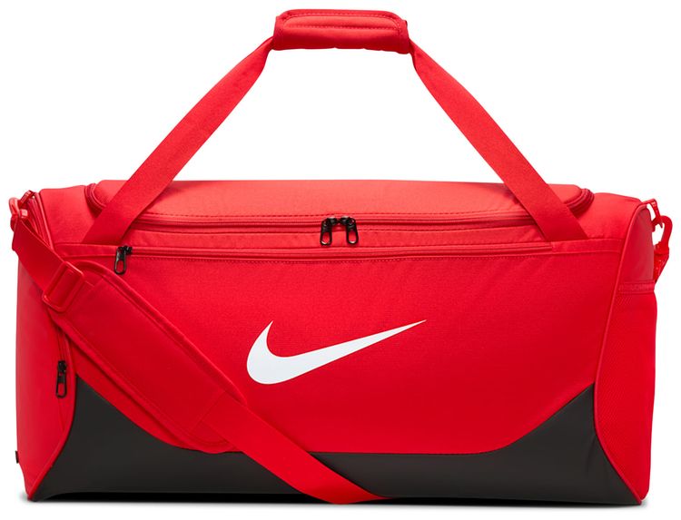 Nike 60L Medium Brasilia DuffeL Bag University RedBlackWhite