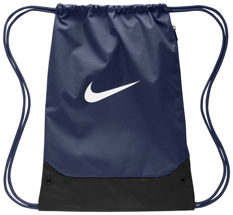Nike Brasilia 18L Drawstring Bag Navy