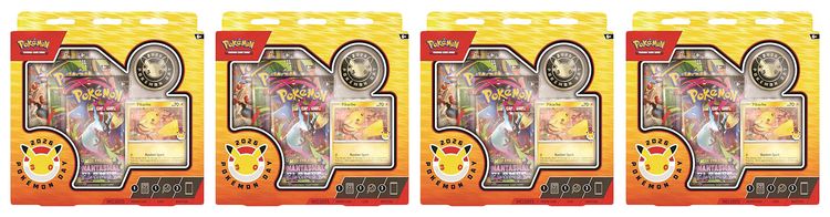 Pokemon Day Pikachu Collection 4x Lot