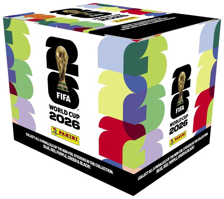 2026 Panini Fifa World Cup Official Sticker Collection 50 Count Box
