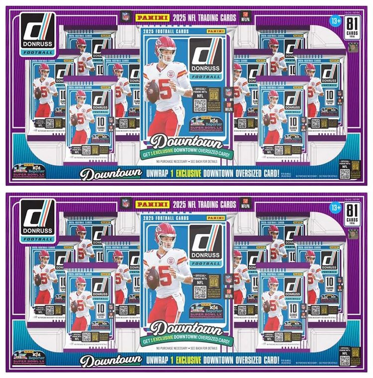 2025 Panini Donruss Football Costco Exclusive Bundle 2x Lot