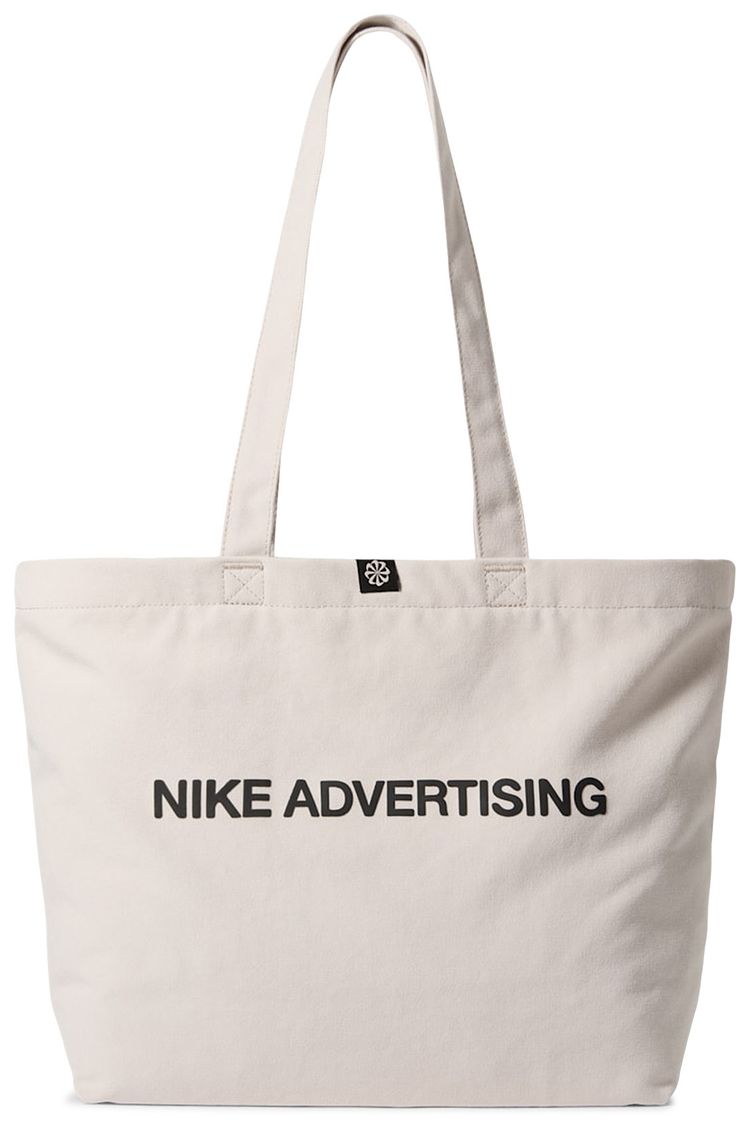 Nike Heritage 22L Your Message Here Tote Bag OatmealSafety OrangeSafety Orange
