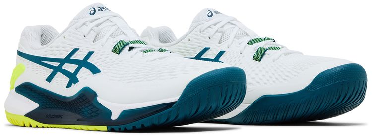 ASICS Gel Resolution 9 Wide White Restful Teal