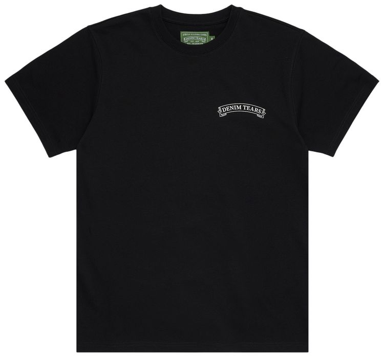 Denim Tears Adg Banner Tee Black