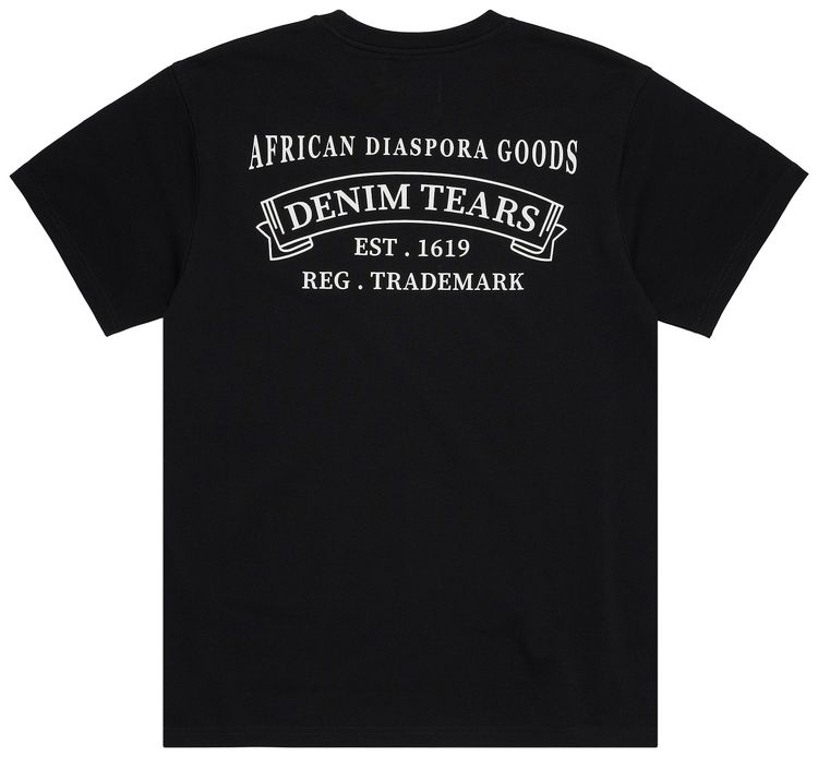 Denim Tears Adg Banner Tee Black