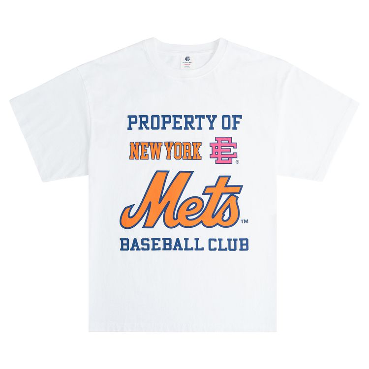 Eric Emanuel EE Mets T Shirt White