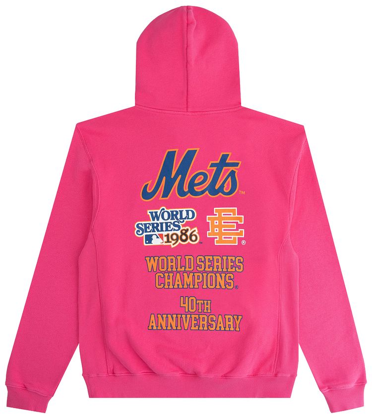 Eric Emanuel EE Mets Hoodie Pink