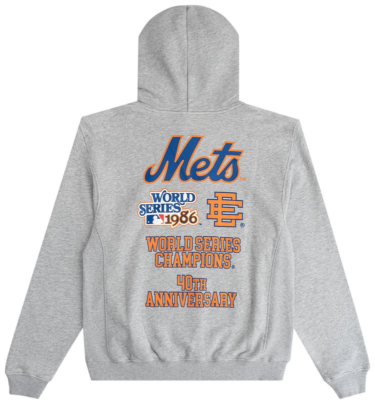 Eric Emanuel EE Mets Hoodie Heather Grey