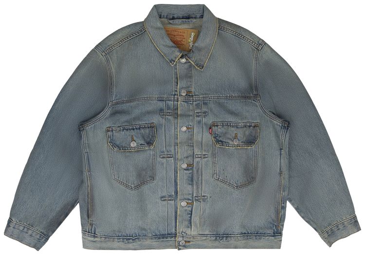 Denim Tears Dirty Wash Type 2 Denim Jacket Blue