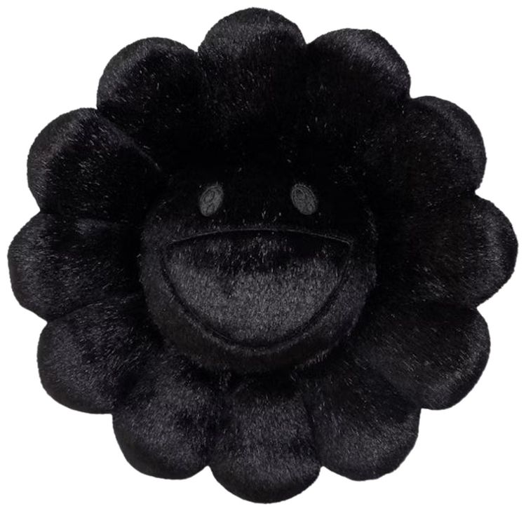 Takashi Murakami Flower Cushion 60cm Black