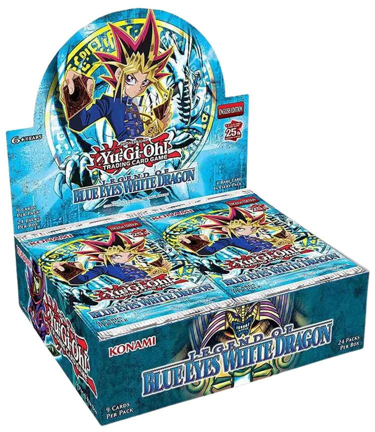 Yu Gi Oh Legend Of Blue Eyes White Dragon Booster Box 25th Anniversary Edition