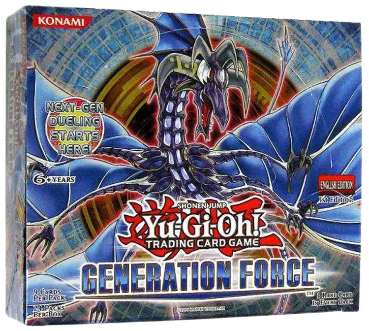 Yu Gi Oh Generation Force Booster Box 1st Edition