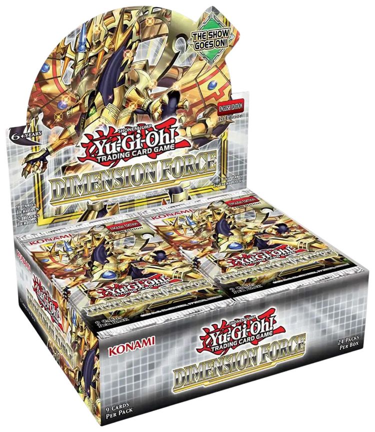 Yu Gi Oh Dimension Force Booster Box 1st Edition