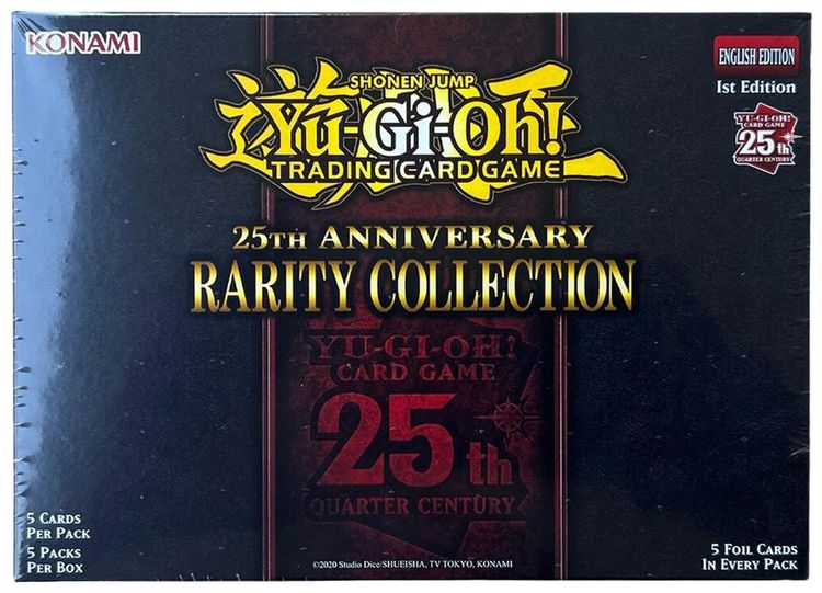 Yu Gi Oh 25th Anniversary Rarity Collection Booster Box Retail Exclusive