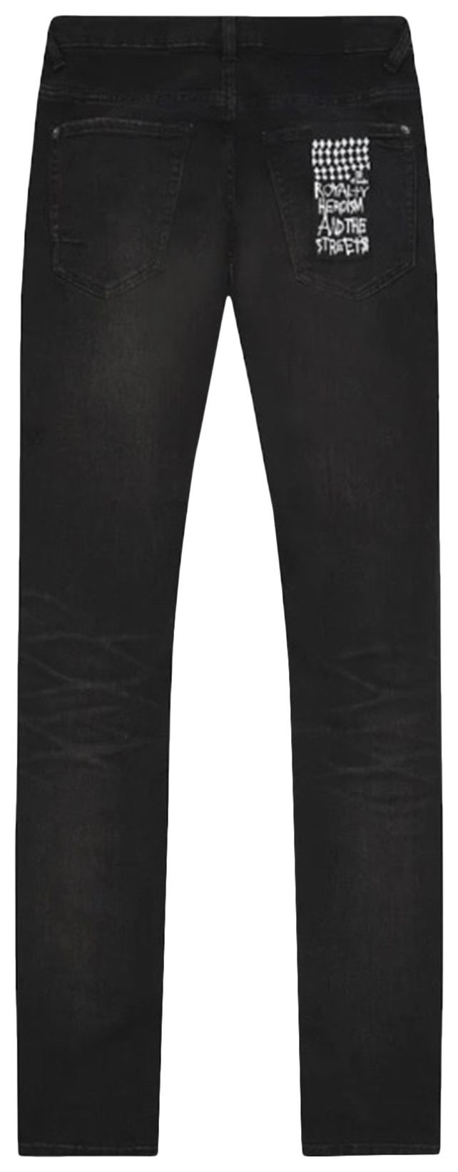 Ksubi Van Winkle Tarr Repair Jeans Black