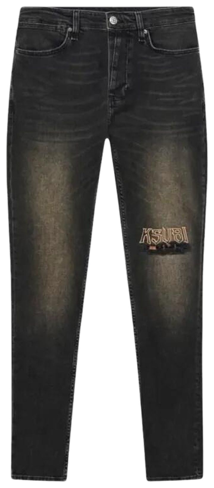 Ksubi Van Winkle Kingdom Repair Jeans Black