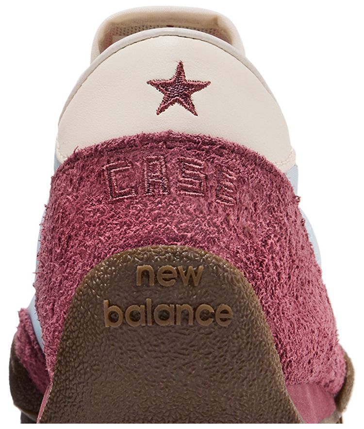 BASKETCASE x New Balance Gator Run Washed Burgundy