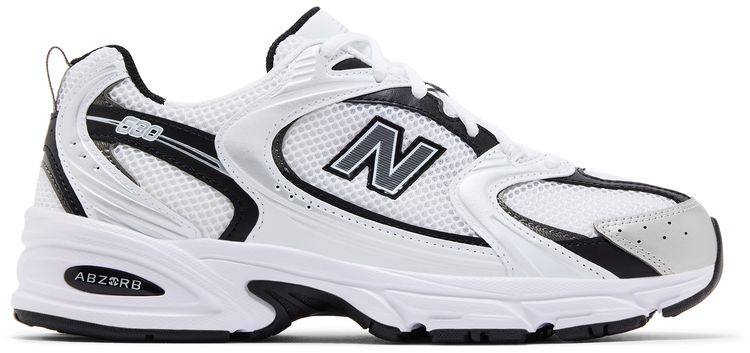 New Balance 530 White Silver Metallic
