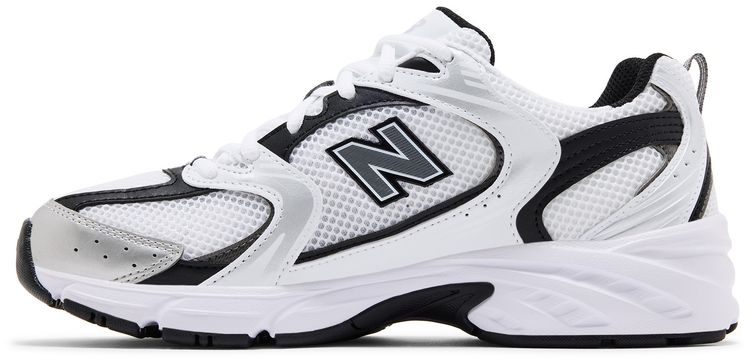 New Balance 530 White Silver Metallic