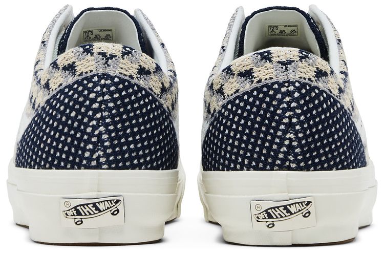 Vans Premium Old Skool Knit Pack   Geo Check Frost Grey