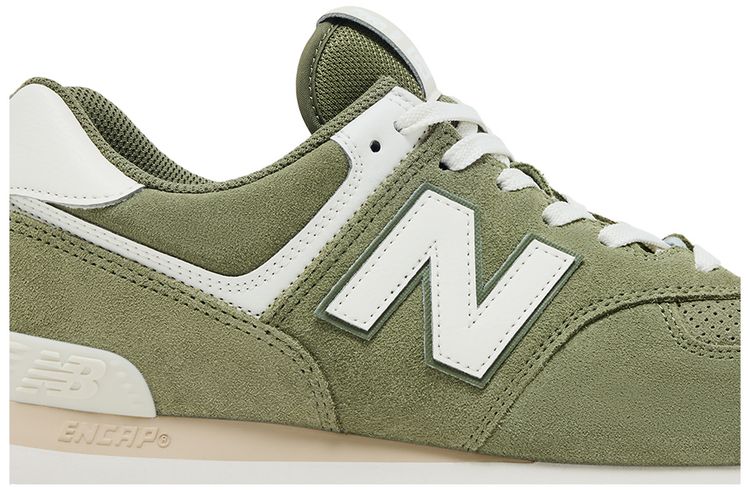 New Balance 574 Dark Olivine Sea Salt
